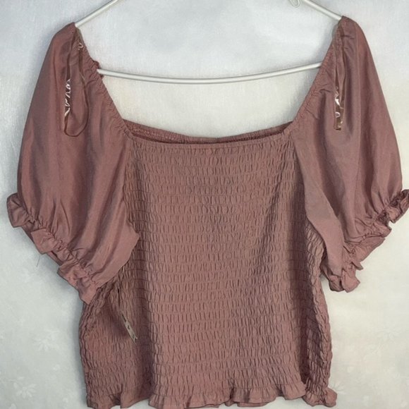 No Boundaries peach crop top womens 2XL(2XG) - Picture 2 of 6